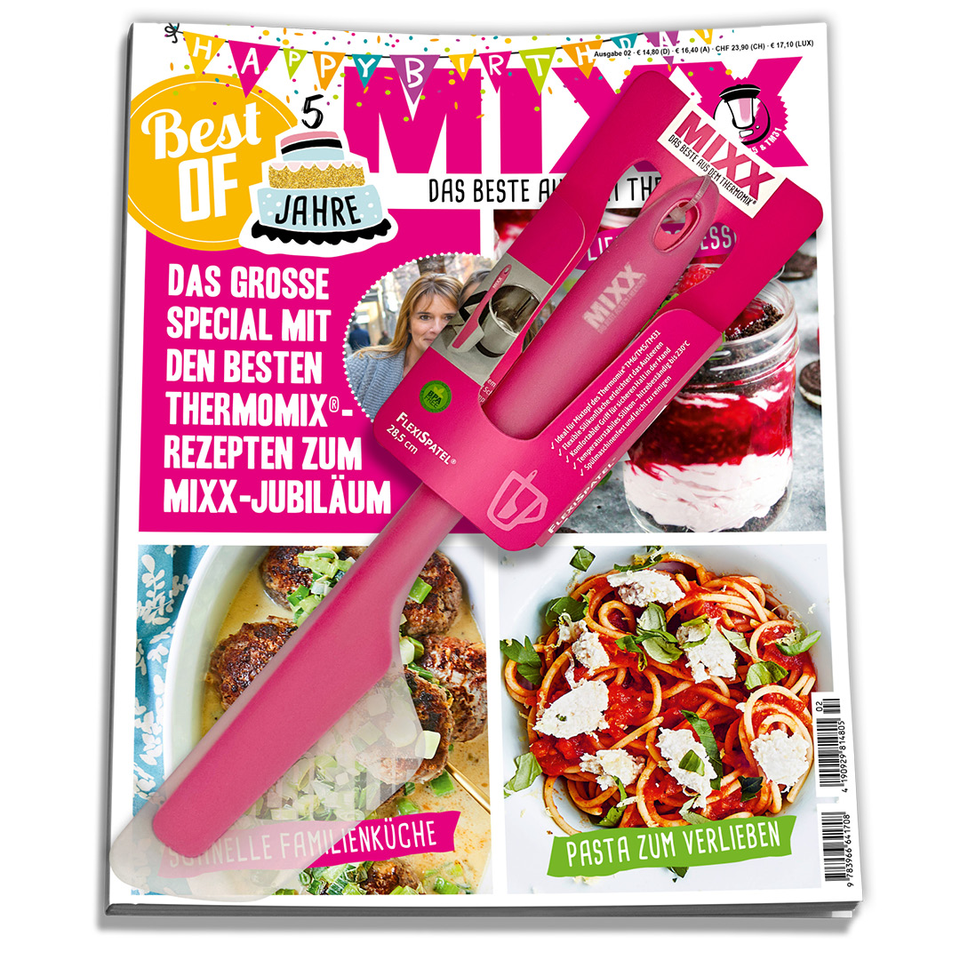 MIXX-Jubiläums-Spezial, Best of 5 Jahre inkl. MIXX-Spatel pink